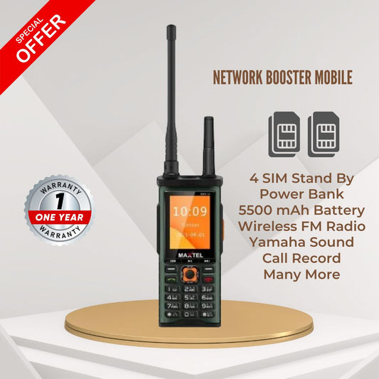 4 SIM Power Bank Big Sound Network Booster Mobile