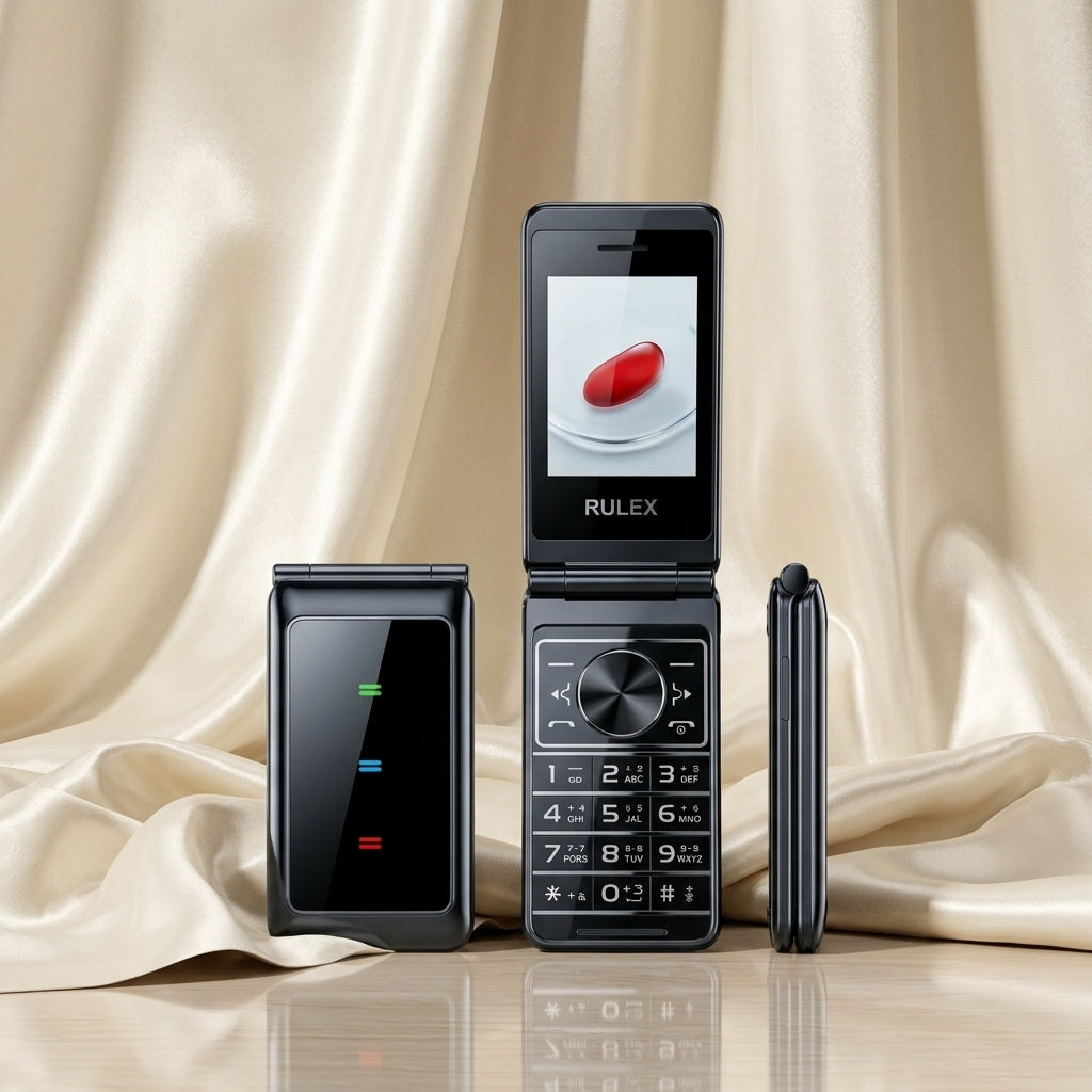 RM26 Folding Phone with Aesthetic Design