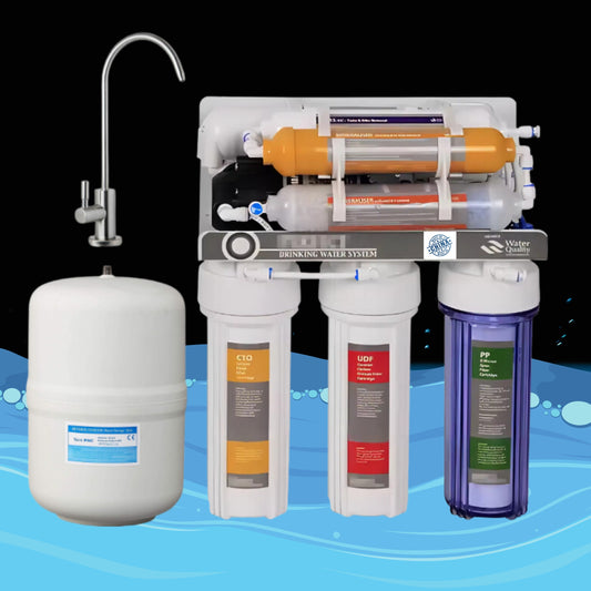 High Efficiency Reverse Osmosis Water Purifier with 7 Stages RO Unit