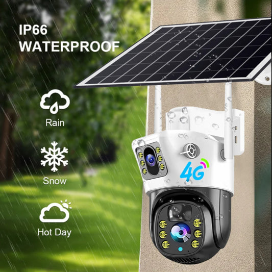 SOLAR 4G DUAL LENS PTZ NIGHT VISION CAMERA